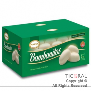 BAO DE REPOSTERIA BOMBONITOS BLANCO 3 x 1KG MAPSA